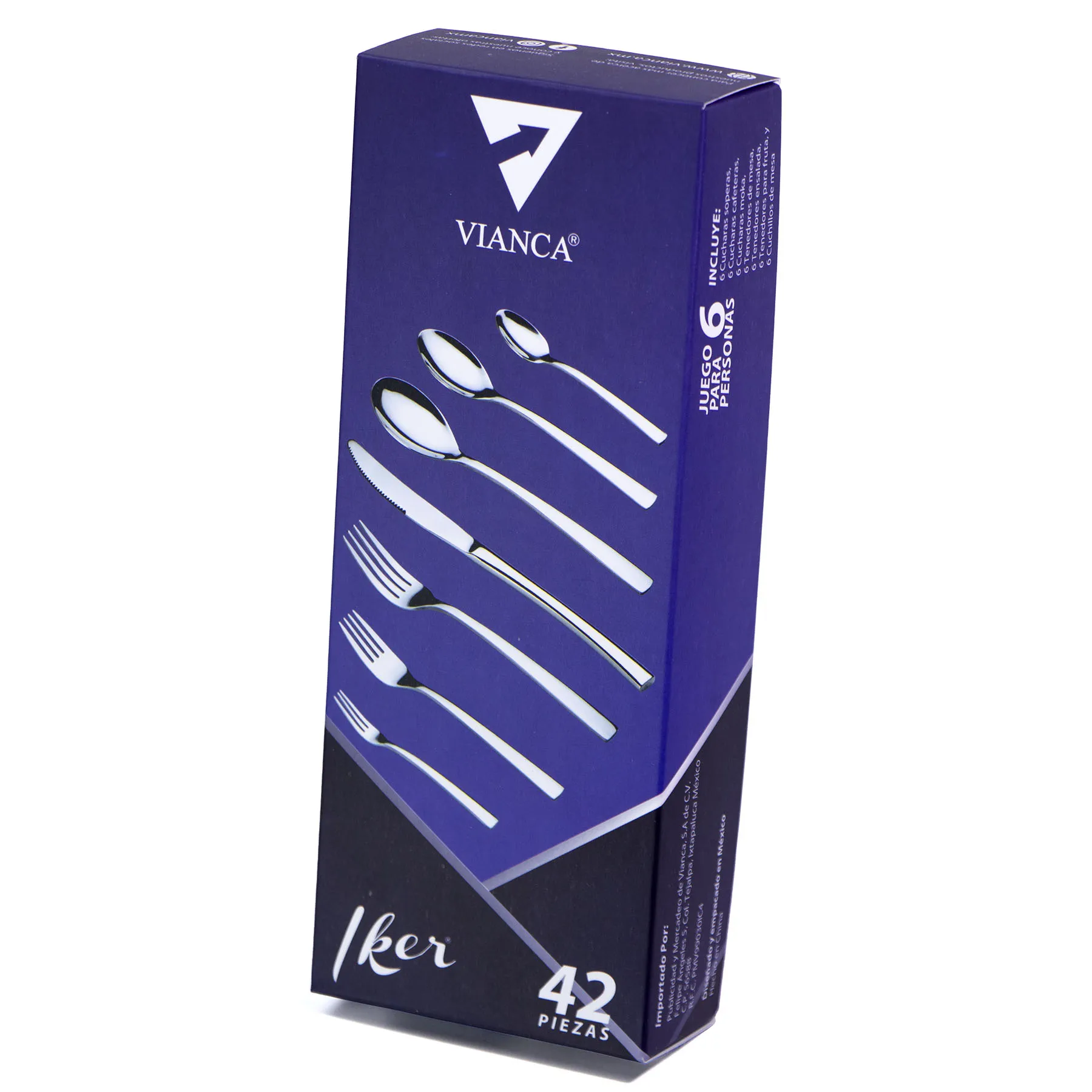 Juego 42 cubiertos Iker eco