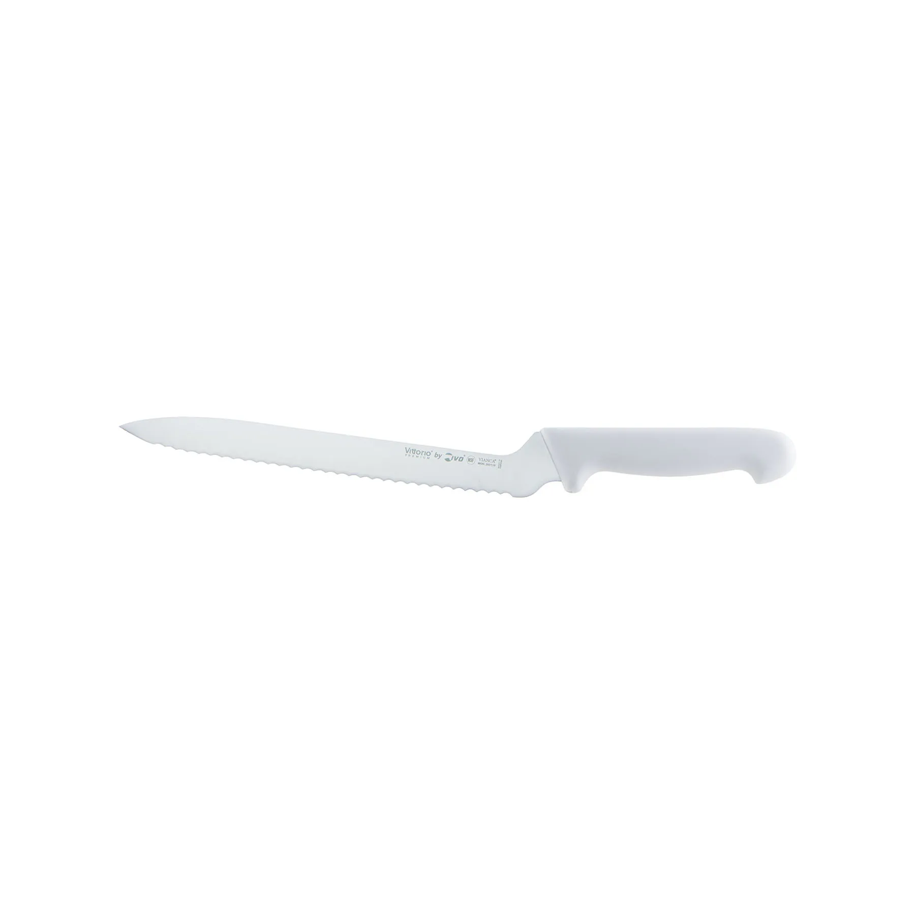 Cuchillo para pan 9’’ blanco