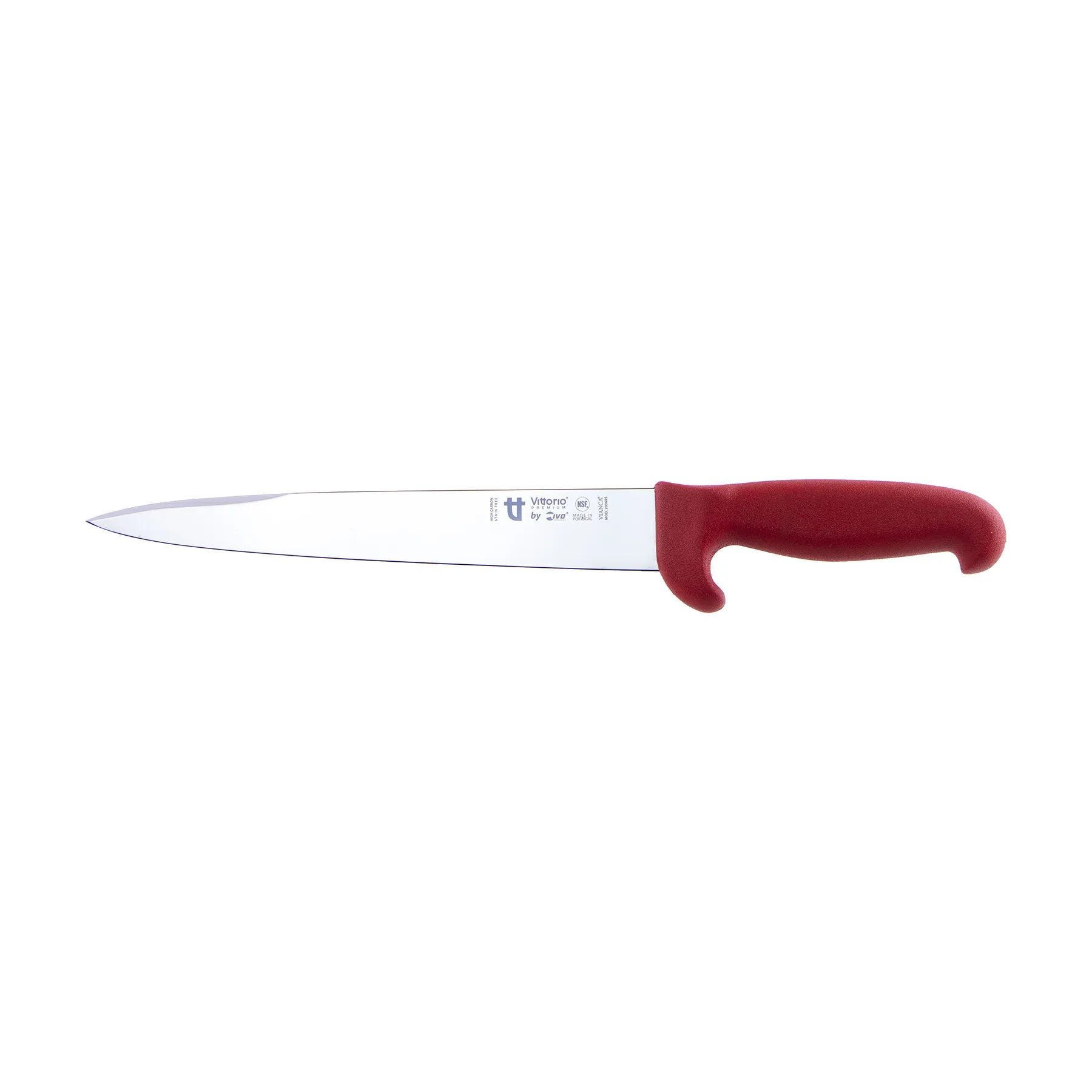 Cuchillo sacrificio 9.5'' rojo