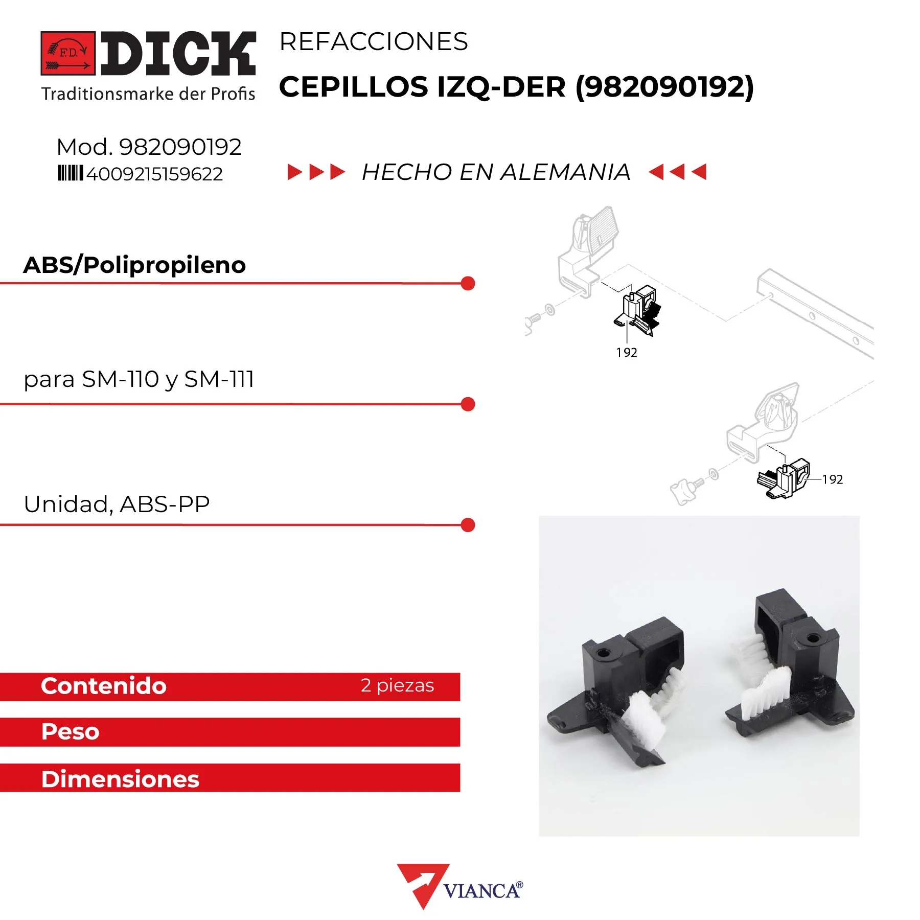 Cepillos izq-der