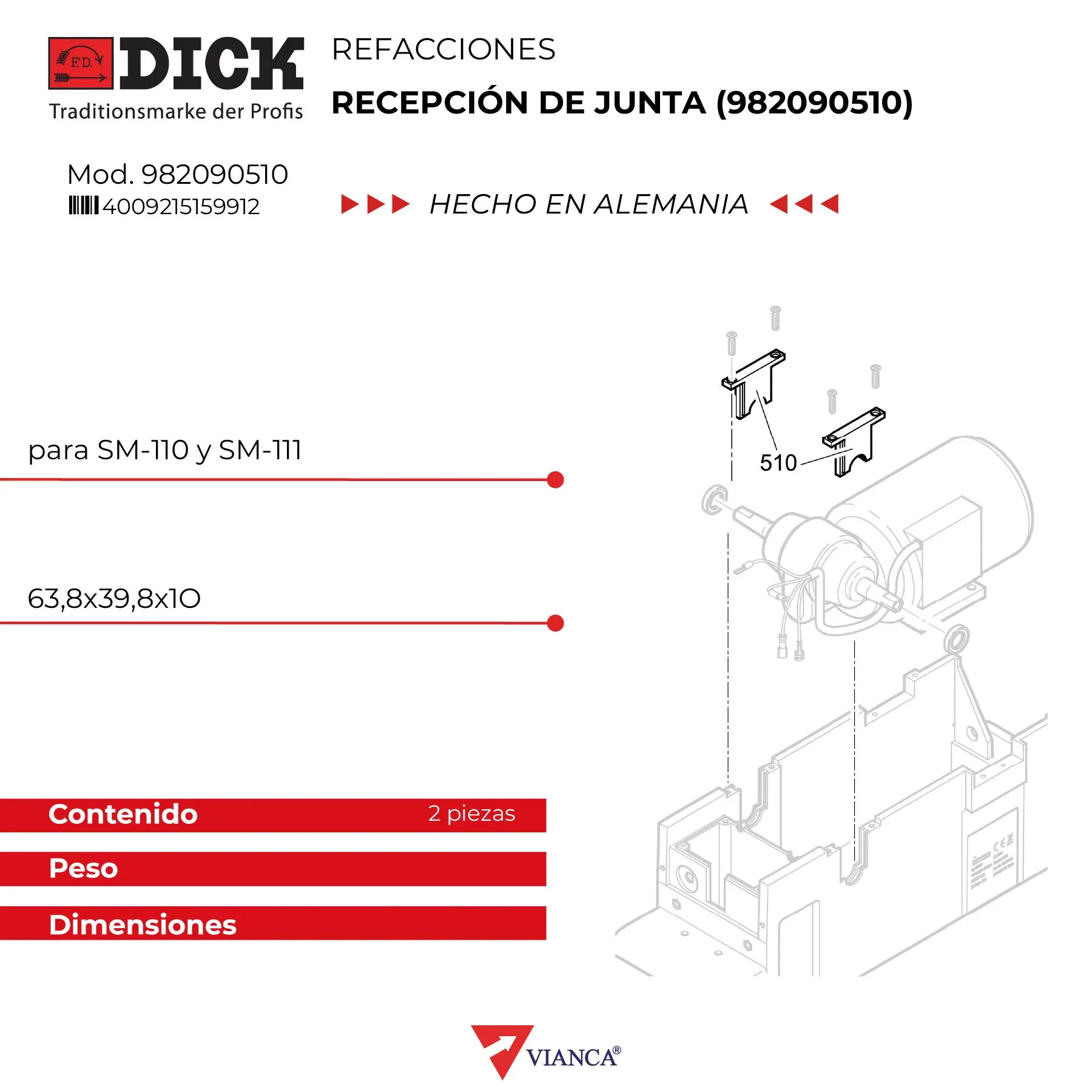 Recepción de junta