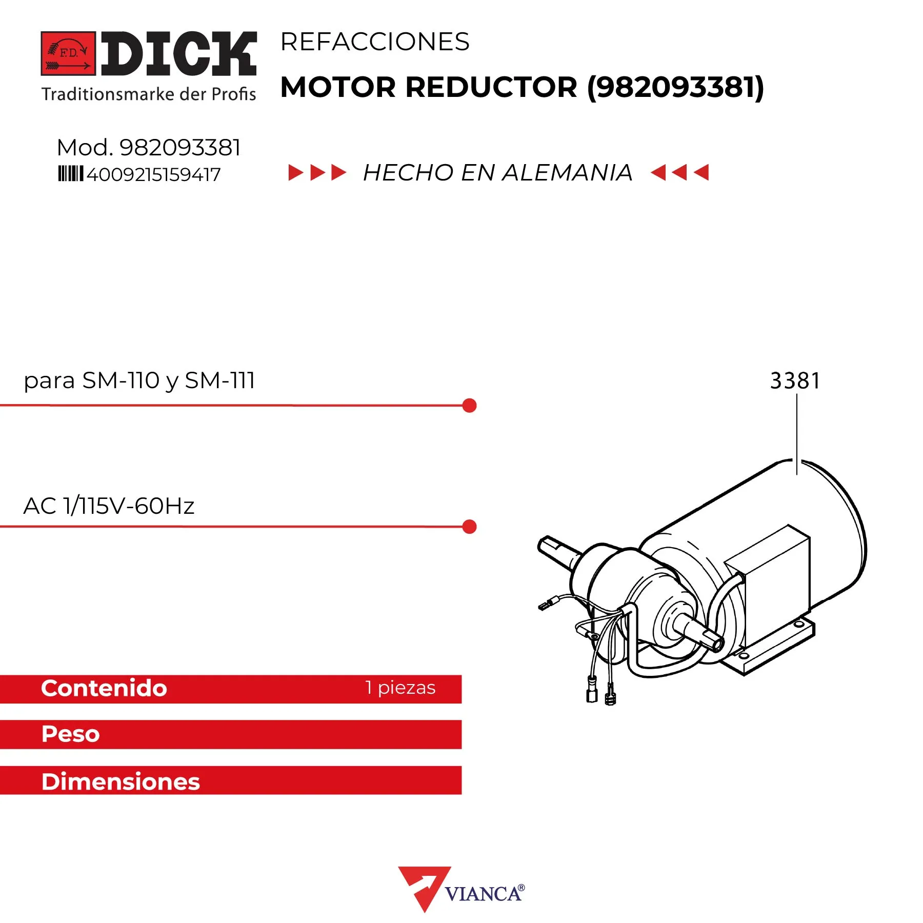 Motor reductor